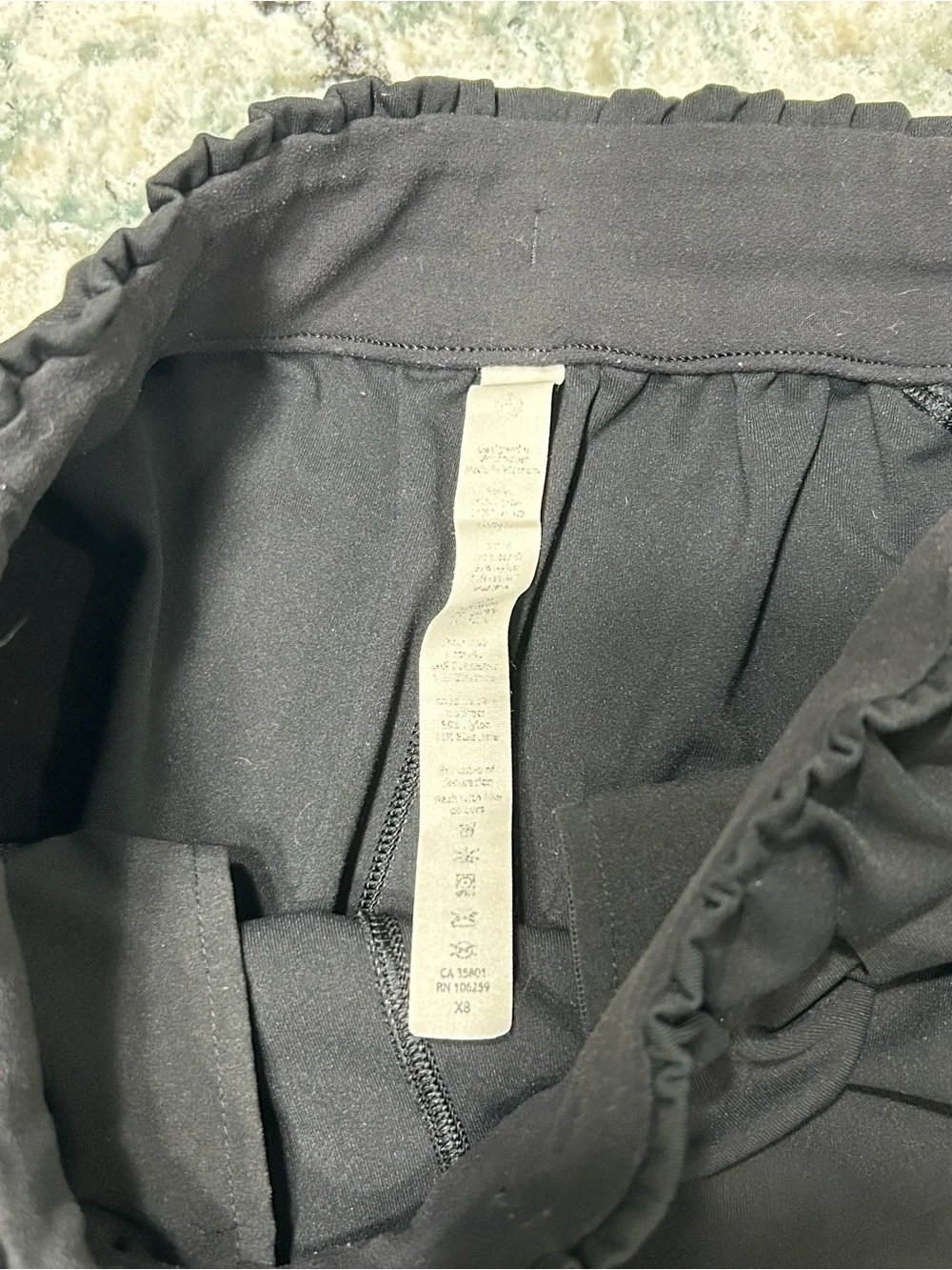 Lululemon Black Stretch High Rise Joggers